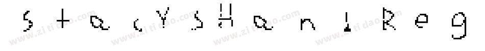StacysHand Regular字体转换